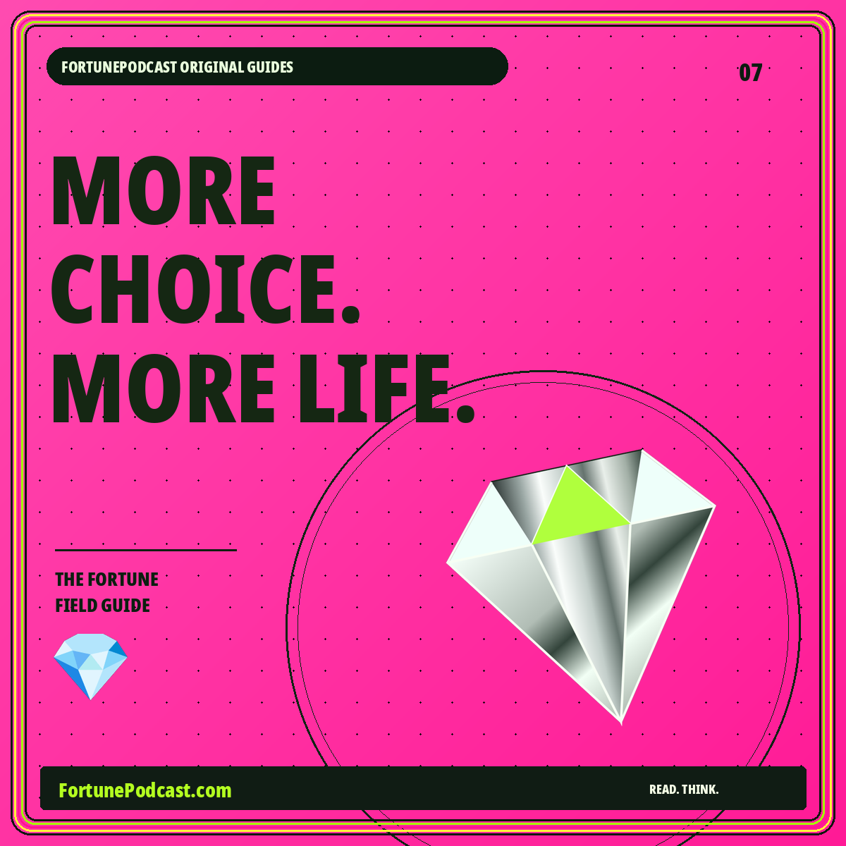 Wealth Building original neon typography card
